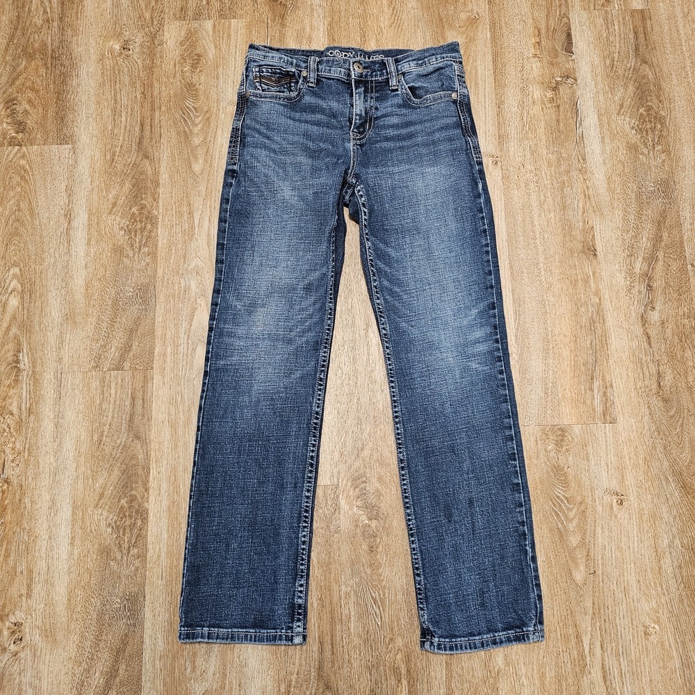 Cody James Slim Straight Men’s Jeans in Washed Blue